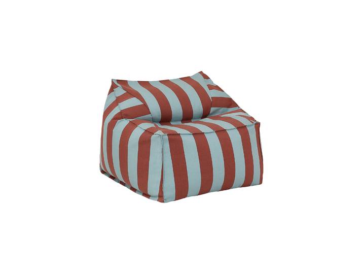 NOBODINOZ - Pouf d'extérieur Lenny - Bleu - Polystyrène expansé