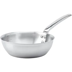de Buyer Konische Sauteuse Alchimy 20 cm, Pfanne + Kochtopf, Silber
