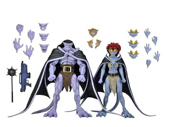 NECA Gargoyles: Vows Ultimate Actionfiguren im Maßstab 17,8 cm, Goliath und Demona, 2er-Pack