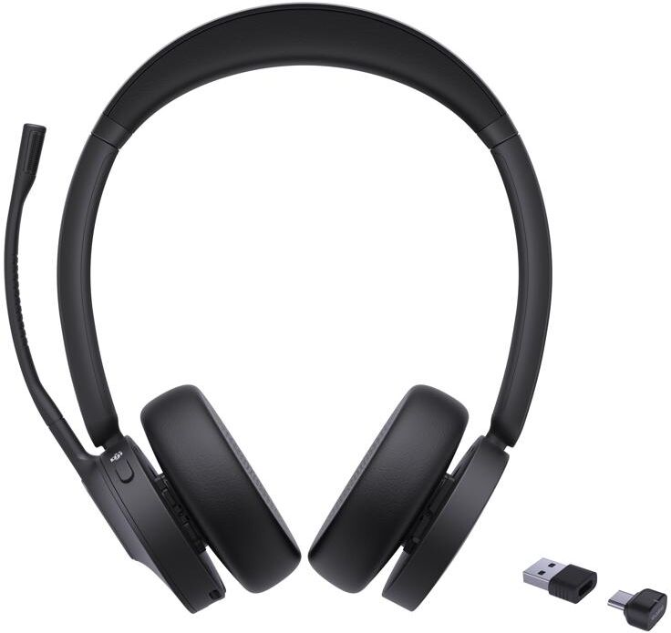 Yealink BH70 Duo Teams Casque sans fil Bluetooth certifié Teams avec deux écouteurs et micro à réduction de bruit