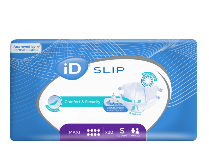 Ontex iD ID Expert Slip Maxi Small - 8 paquets de 20 protections