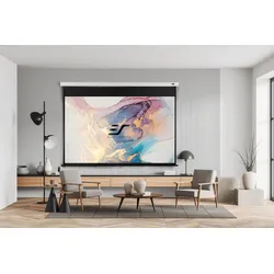 Manuelle Leinwände  SRM Pro-SRM Manual projection screens for beamer by elite screens - slow retraction system (SRM)-Elite Screens, Beamer Leinwand, Projektionsleinwand, Heimkino Weiß / 16:9 / 120" (266 x 149)