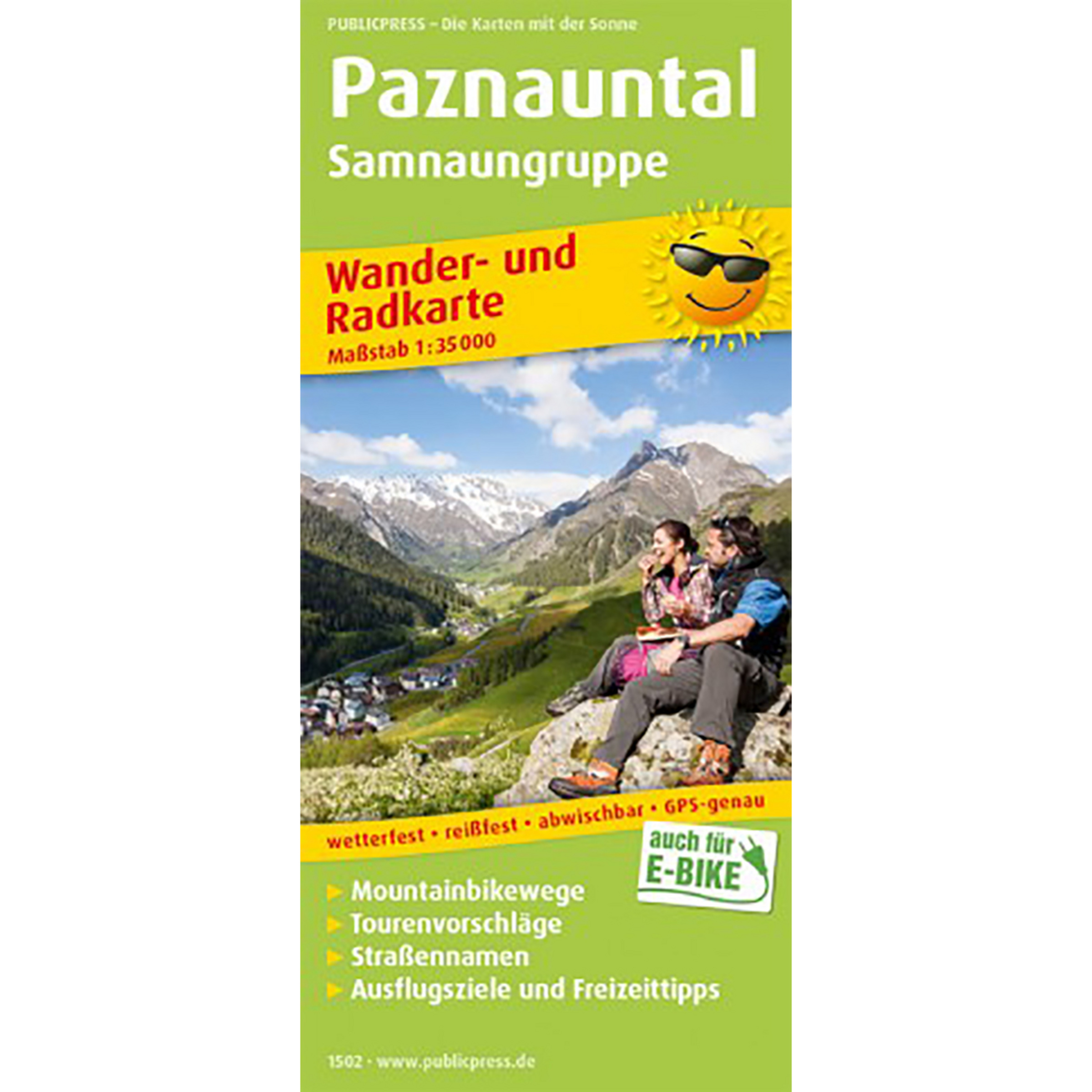 PublicPress RWK 1502 Paznauntal - Samnaungruppe Topografische Karten