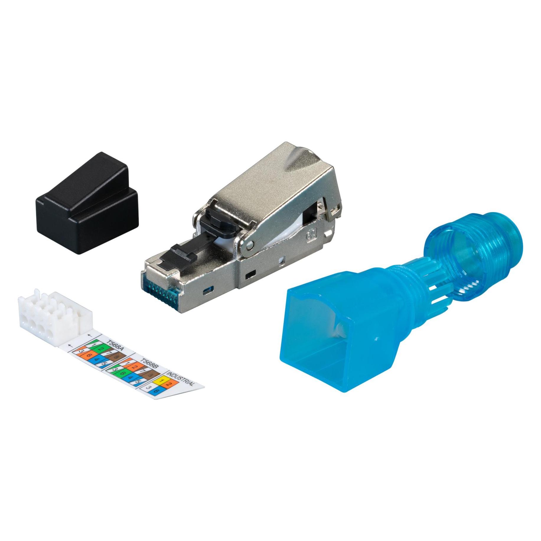 EFB Elektronik RJ45 Feldkonfektionierbarer Stecker (Netzwerkkabel Stecker) (88035AV.1)