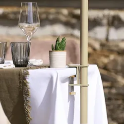 Tischklemme Ivory – Flexible Leuchtenbefestigung, einfache Handhabung für sicher...
