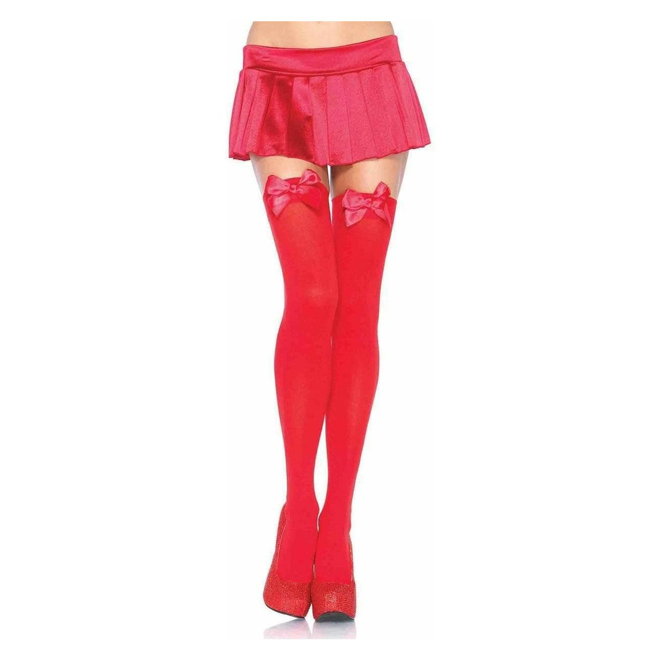 Leg Avenue Strümpfe mit Schleife (One Size) (15598)