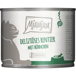 MjAMjAM deliziöses Rentier mit Hühnchen an leckeren Möhrchen 6x200 g
