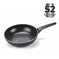 Moneta 0005554328 Pfanne Wok-/Bratpfanne Rund, Pfanne + Kochtopf, Schwarz