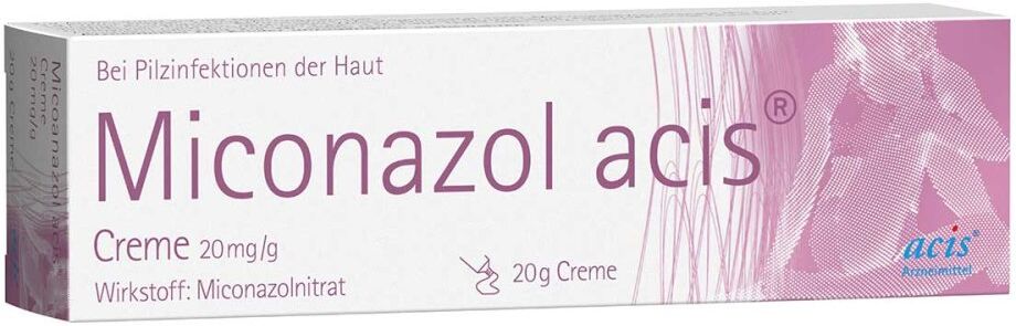 Miconazol acis Creme