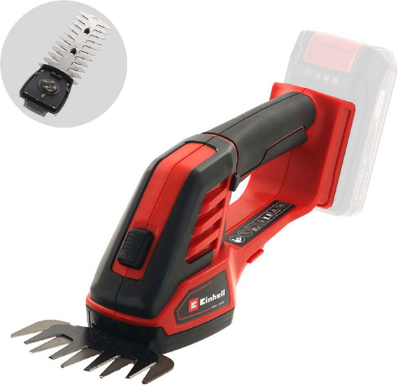 Cisaille à gazon à batterie Einhell GE-CG 18/100 Li - SANS BATTERIE NI CHARGEUR