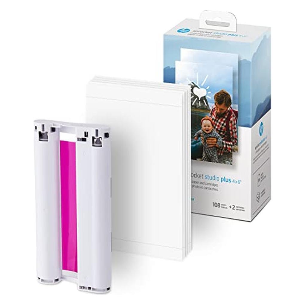 HP Sprocket Studio Plus (150 g/m², 10 x 15 cm, 108 Stk.) (HPIS4X6C108)