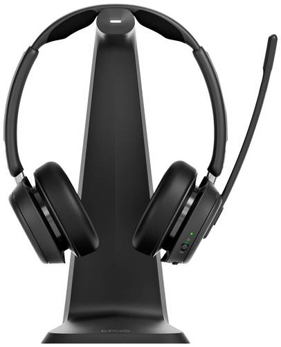 EPOS Impact 1061 ANC On Ear Headset Bluetooth Stereo Schwarz Noise Cancelling Headset, inkl. Lade- und Dockingstation Computer