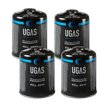 GORANDO 4 x Gaskartusche Butan/Propan - 450g - Universal Gas