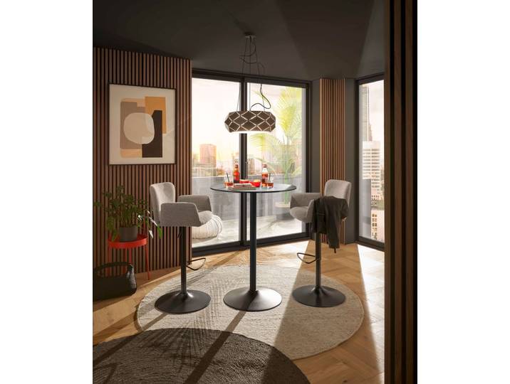 Barhocker Salinas Beige Stoff