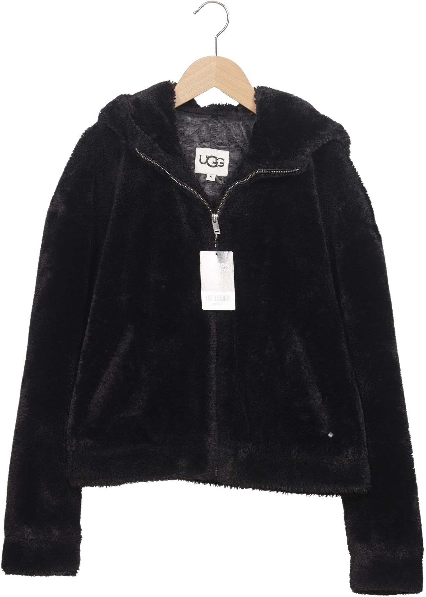 UGG Damen Jacke, Schwarz, Gr. S, Synthetik - Second Hand