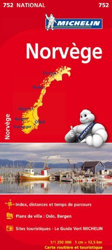 Collectif Michelin - Carte Norvège Michelin - Preis vom 13.10.2026 11:25:28 h
