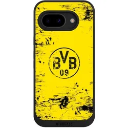 Nivocase Handyhülle für Google Pixel 9a Hülle NIVOpure Case Schwarz BVB Borussia Dortmund Offizielles (Google Pixel 9a), Smartphone Hülle, Schwarz