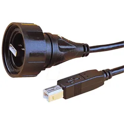 PX0840/A/2M00 - Verbinder USB-A Stecker > USB-B Stecker, IP68