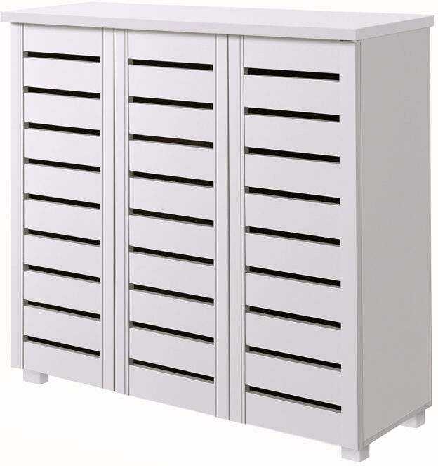 Lark Manor Ain Shoe Storage Cabinet White 15