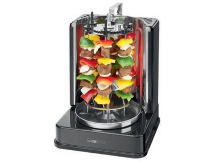 Grill vertical pour kebab DVG 3686, noir