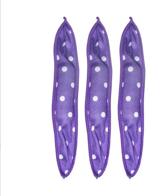 INF 3er-Pack Hitzefreies Lockenband für weiche Wellen Violett