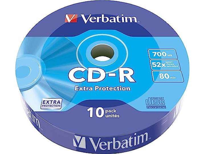 Verbatim CD-R Extra Protection Blanks 700MB 10-pack