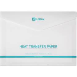 Loklik Transferpapierbogen 8er-Pack Transferblätter Weiß SG-RZYZ-9991-US-L-B2B