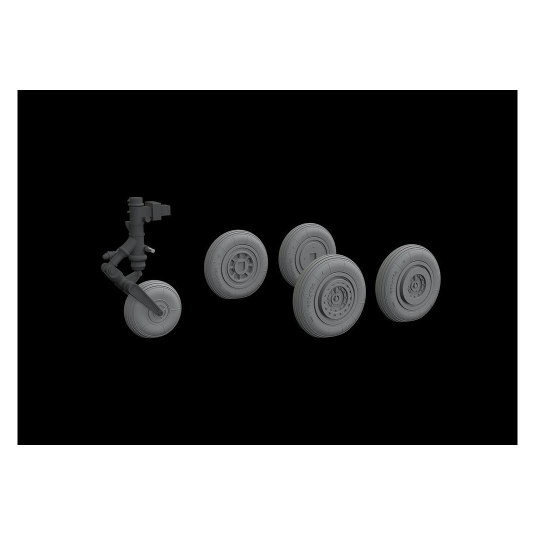 Eduard MiG-17 wheels for Airfix (672228)