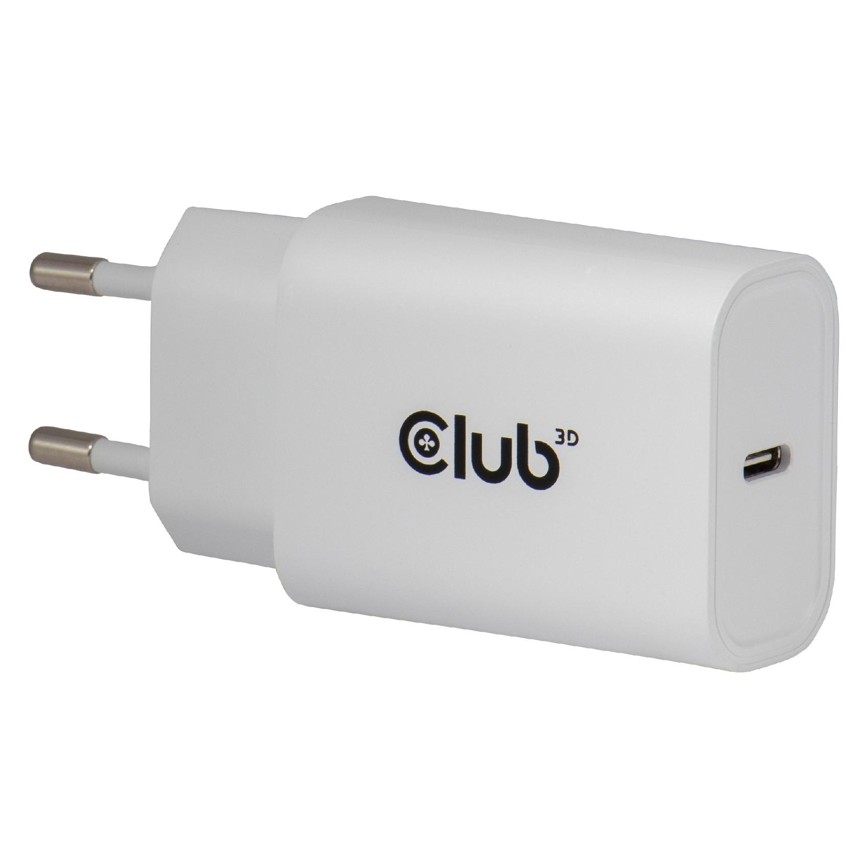 Club 3D Club3D Lifestyle Ladegerät USB-C 30Watt, 2Stk weiss retail (30 W, 1 Port) (CAC-3020)