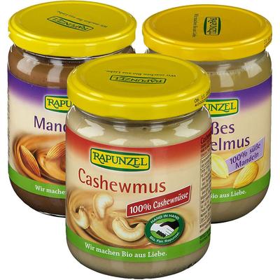 Rapunzel Bio weißes Mandelmus + Cashewmus 1 St Set