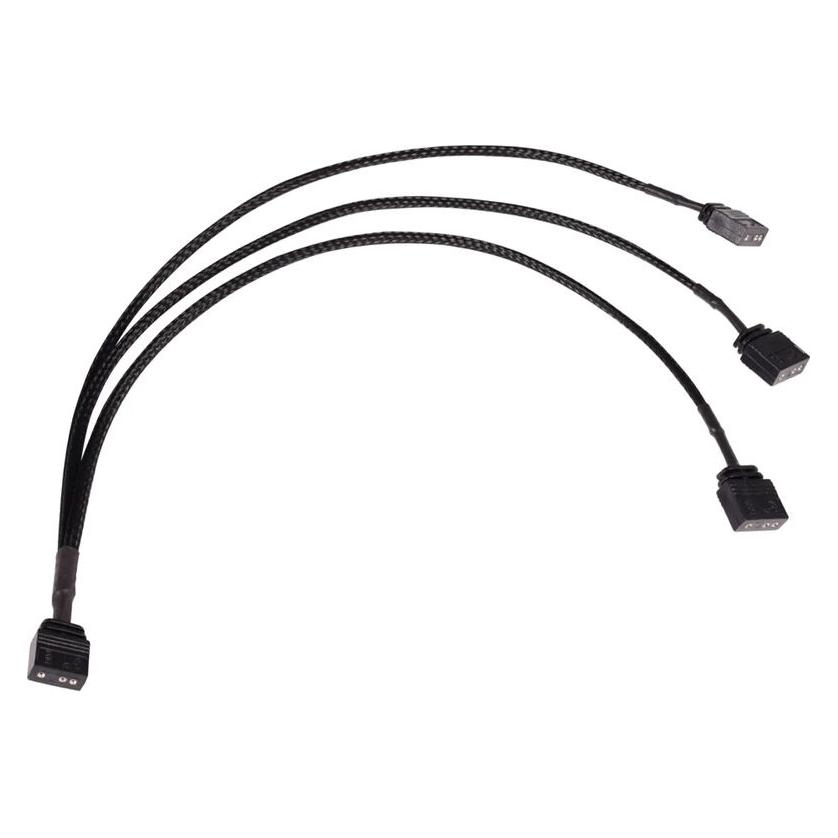 Alphacool KAB Y-Splitter aRGB 3-Pin auf 3x 3-Pin 30cm (RGB) (18708)