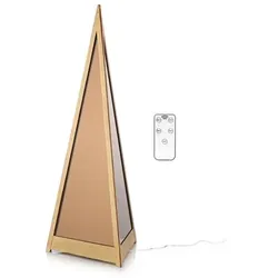 LUMIDA XMAS XL-Outdoorlaterne pyramidenförmig 100 LEDs, H. 60cm inkl. Netzteil & FB
