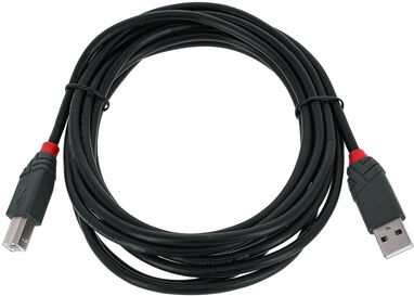 Lindy USB 2.0 Cable Typ A/B 3m BK Schwarz