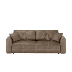 Schlafsofa aus Mikrofaser Diego ¦ braun ¦ Maße (cm): B: 245 H: 85 T: 115.0