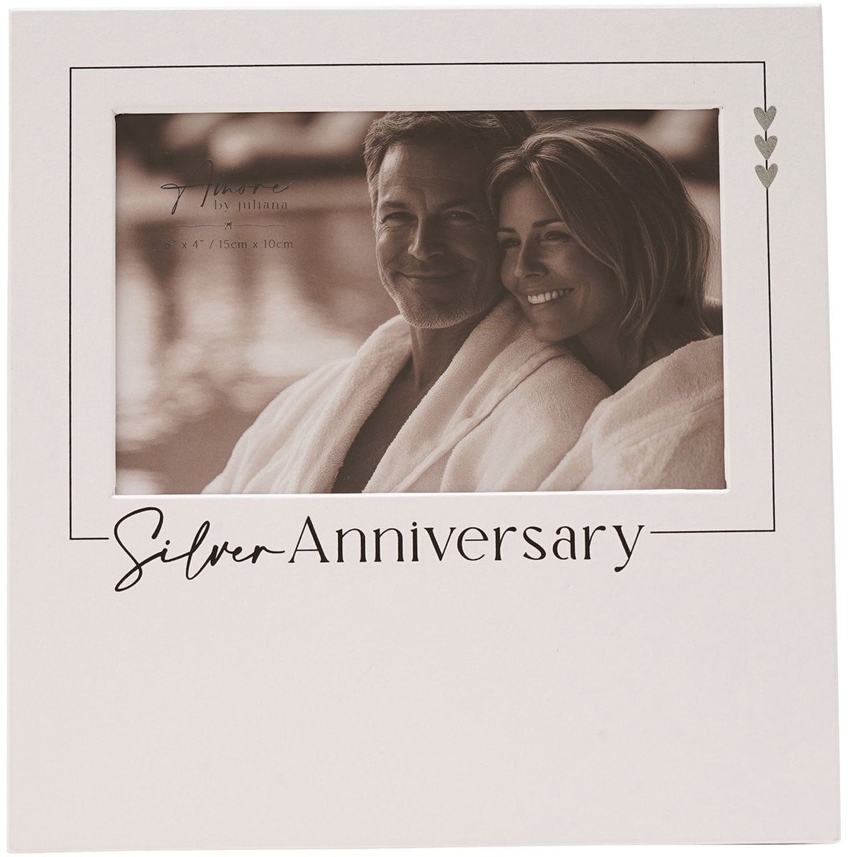Amore by Juliana fotolijst 25 jaar getrouwd silver anniversary
