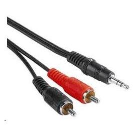 PremiumCord Kabel Audio 3,5mm Klinke (2 m, AUX Kabel, Cinch Kabel) (kjackcin)