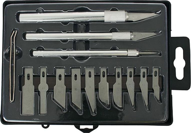 Strend Pro CS380 Scalpelset, 17-delig