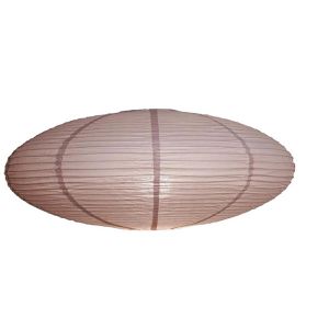 Nordlux Lampenschirm Villo, oval, rosa, Ø 60 cm, aus Papier