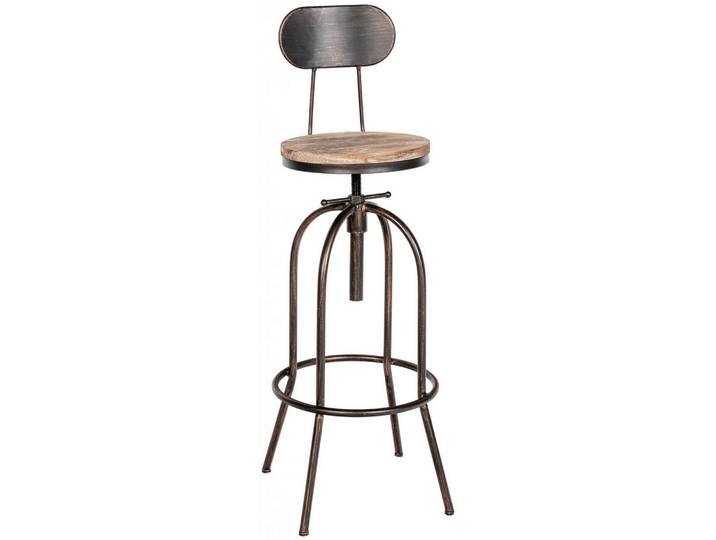 CLP Barhocker Metall Bronze, Bronzefarben, 51x108x51 cm, Esszimmer, Barmöbel, Barhocker