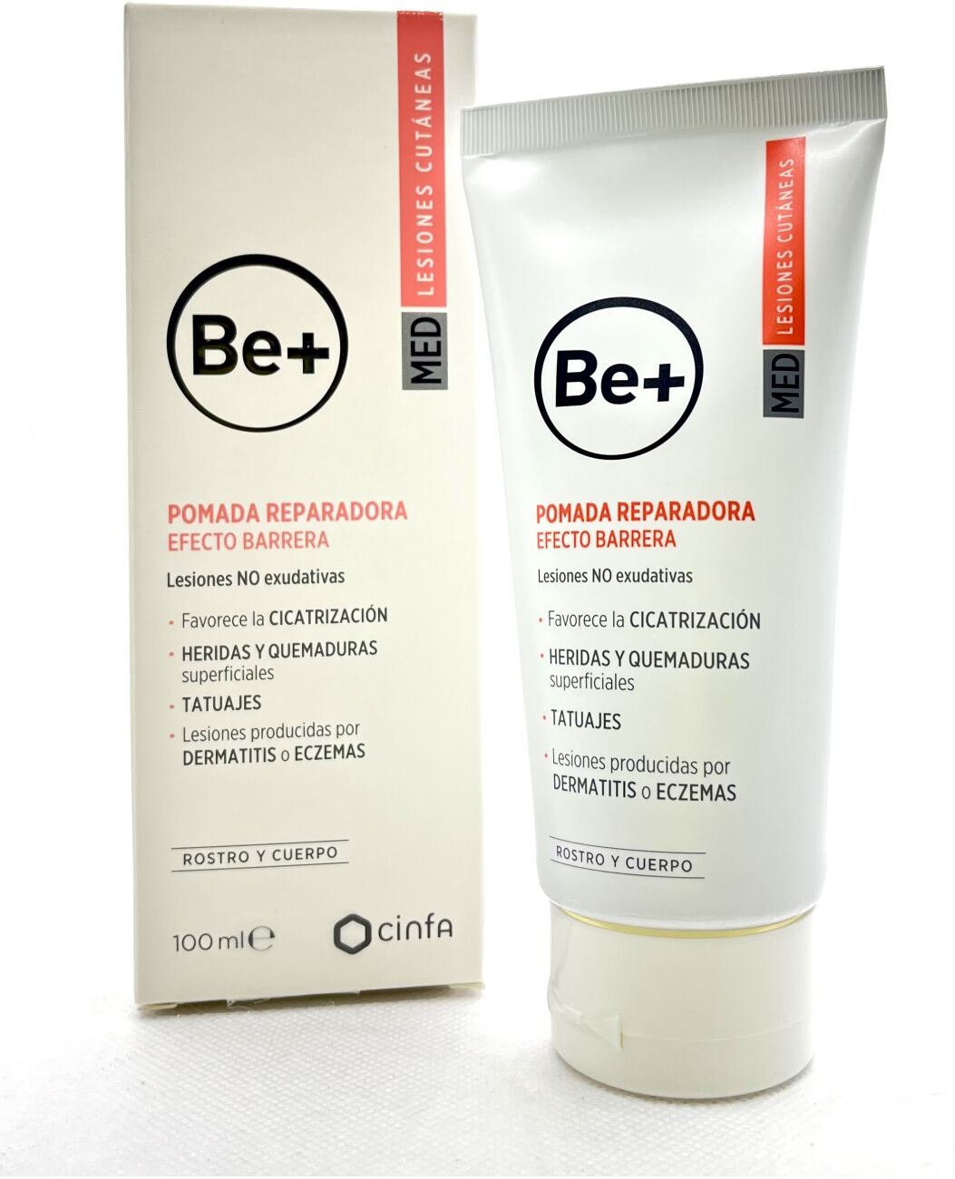Be+ Med Pomada Reparadora Efecto Barrera 100 ml