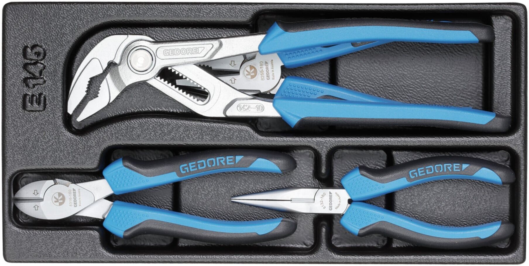 Gedore S 1500 ES-02 Modul-Sortiment mittel, 207-teilig (2319853)