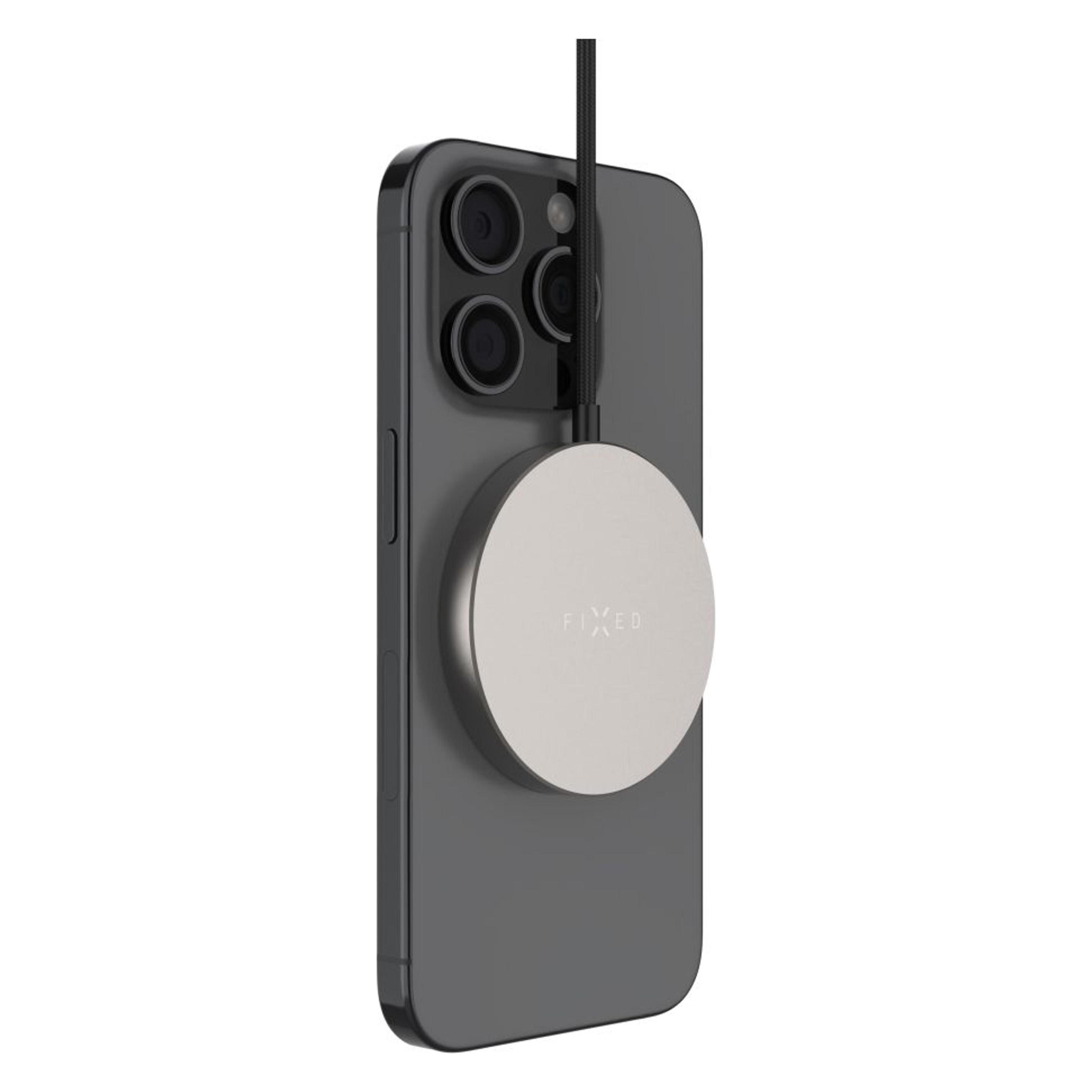 Fixed MagPad Slim Wireless Charger mit Qi2-Unterstützung MagSafe 15W Titan (15 W) (FIXMPADS-TI)