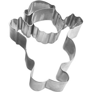 Westmark Ausstechformen 35692291, Weihnachtsmann, aus Edelstahl, 8 cm