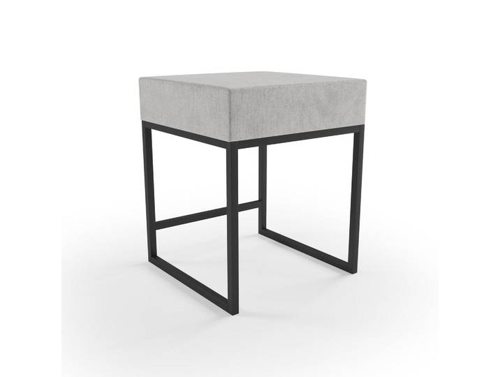 Esposa Nachtschrank, Hellgrau, Metall, 45x55x45 cm, Typenauswahl, Schlafzimmer, Nachttische