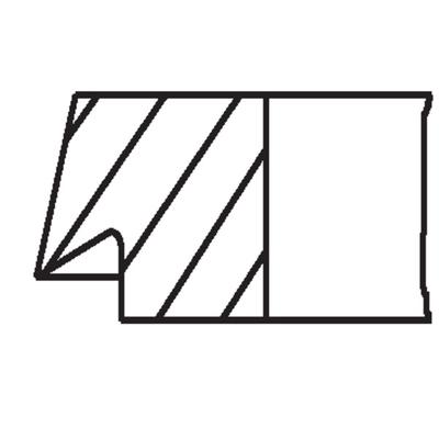 MAHLE Kolbenringsatz 015 05 N0 für Ford