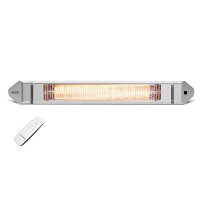 VASNER Teras 25 Terrassenheizstrahler Infrarot Heizstrahler 2500 Watt Silber, IP65 Nässeschutz