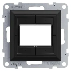 Legrand SEANO 4-fach elektronischer Taster 0 – 24 V, Schalter + Taster, Schwarz