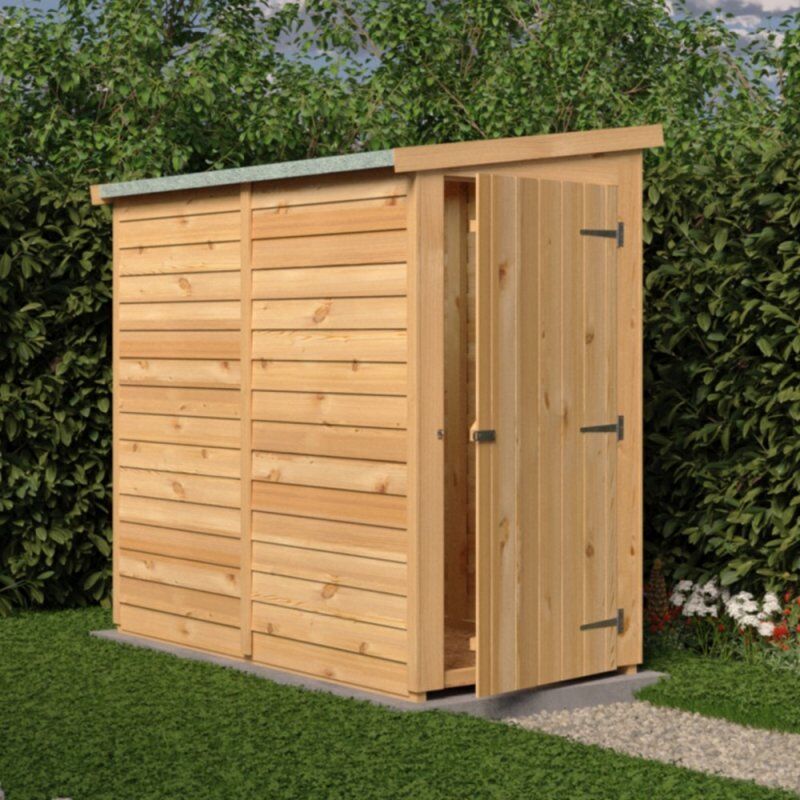6x3 Shire Value Overlap Pent Shed