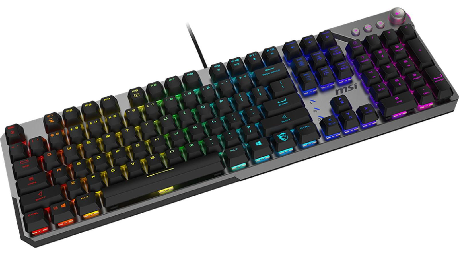 MSI STRIKE 600 Silent Gaming Keyboard, verkabeld