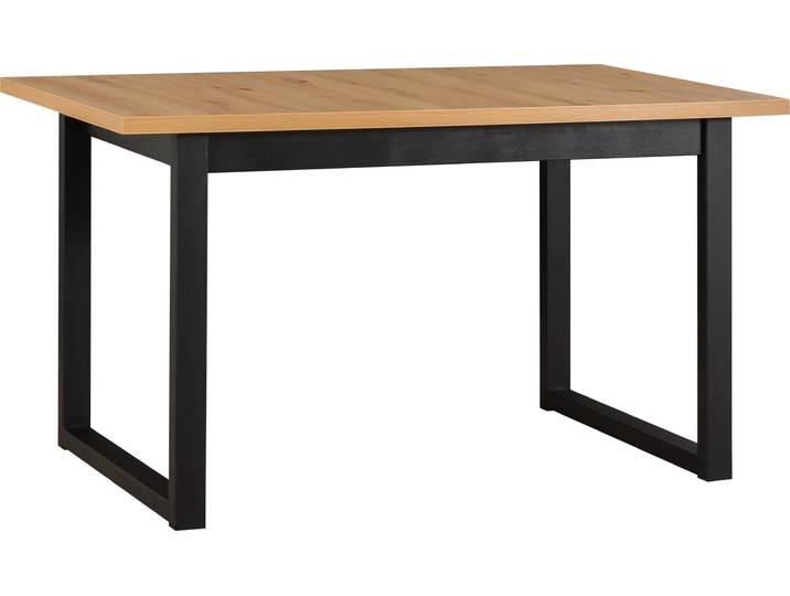 Esstisch Ikon 3 ausziehbar, rechteckig, Buchenholz & Laminat, 140-180x80x78 cm